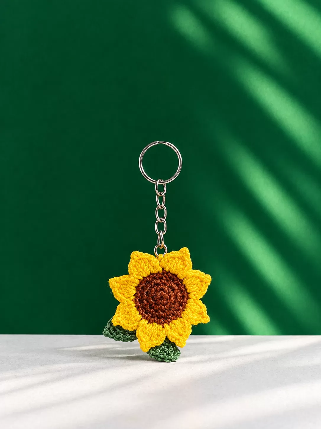 Ay Çiçeği Amigurumi Charm